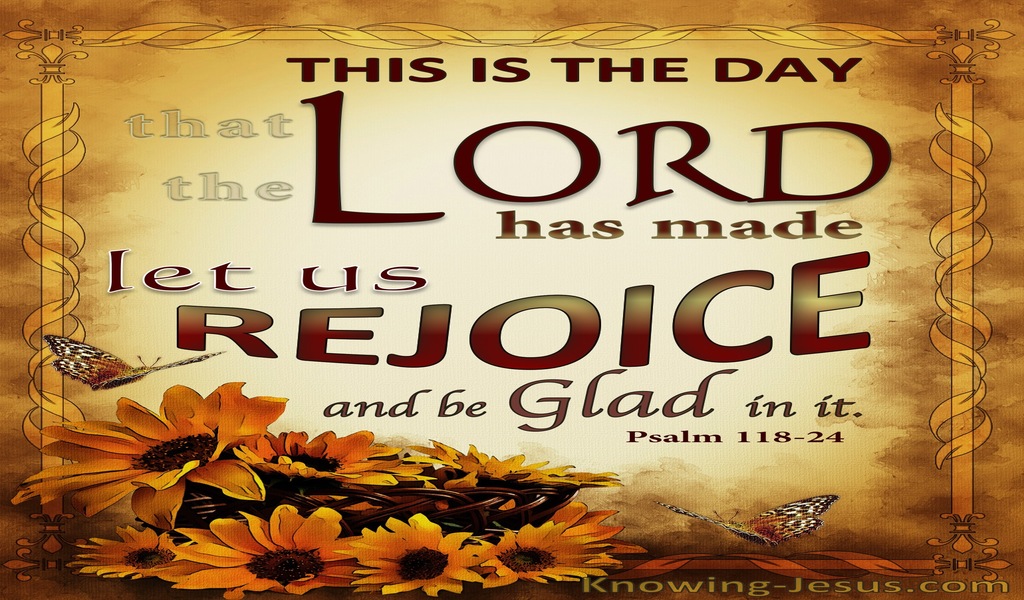 Psalm 118:24 This Is The Day The Lord Has Made (beige)